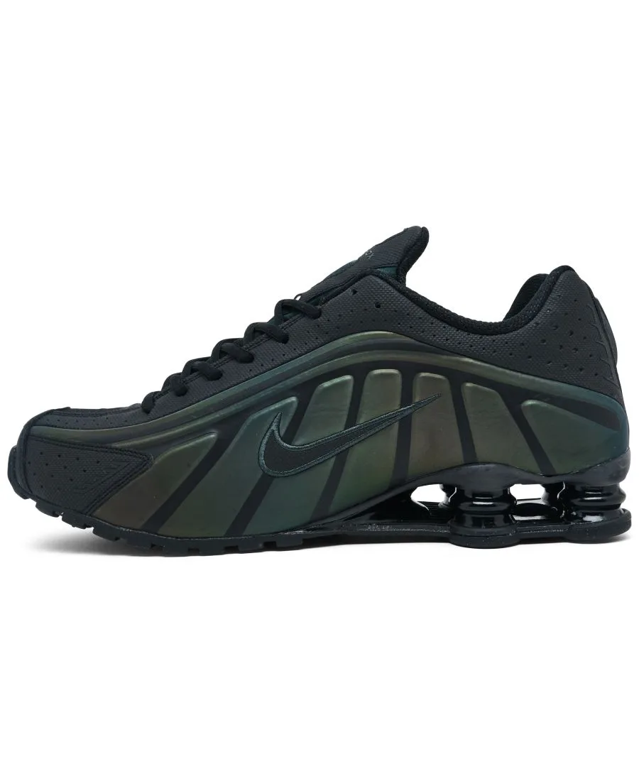 Мужские повседневные кроссовки Shox R4 SE Reflective от Finish Line Nike, черный, seaweed — фото 4
