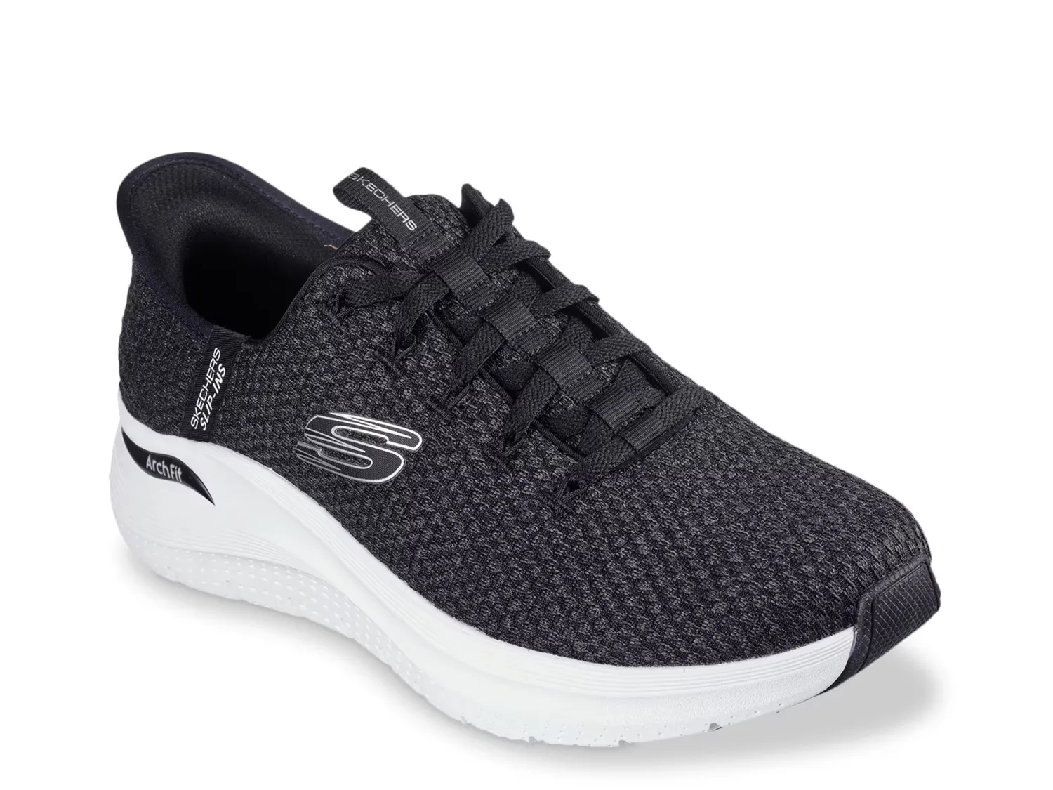 

Кроссовки Hands Free Slip-Ins Arch Fit 2.0 Look Ahead Sneaker Skechers, черно-белый, Черный, Кроссовки Hands Free Slip-Ins Arch Fit 2.0 Look Ahead Sneaker Skechers, черно-белый