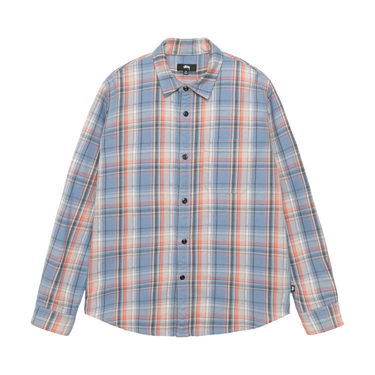 

Рубашка Stussy Dan Washed Cotton Plaid Shirt, Blue
