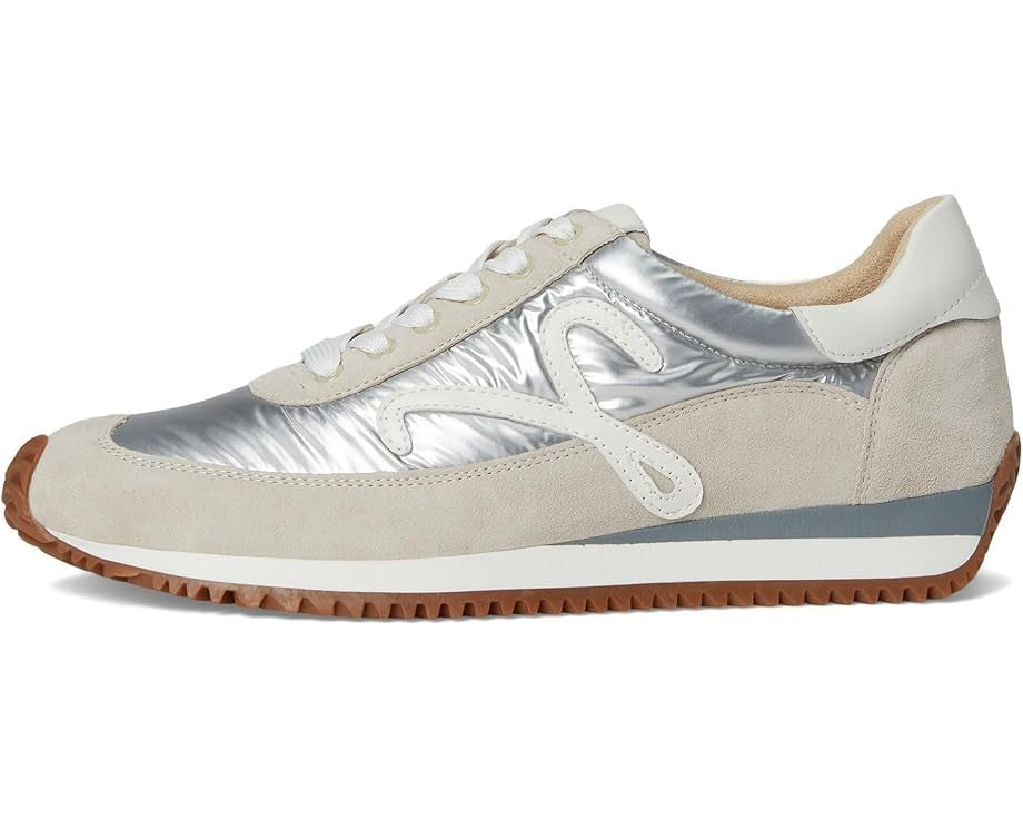 Женские кроссовки Vaneli Queen Perla Suede Combo VER405, бежевый — фото 3
