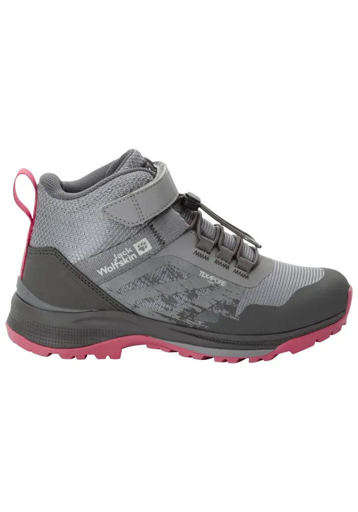 

Кроссовки Jack Wolfskin "VILLI HIKER TEXAPORE MID K", розовый