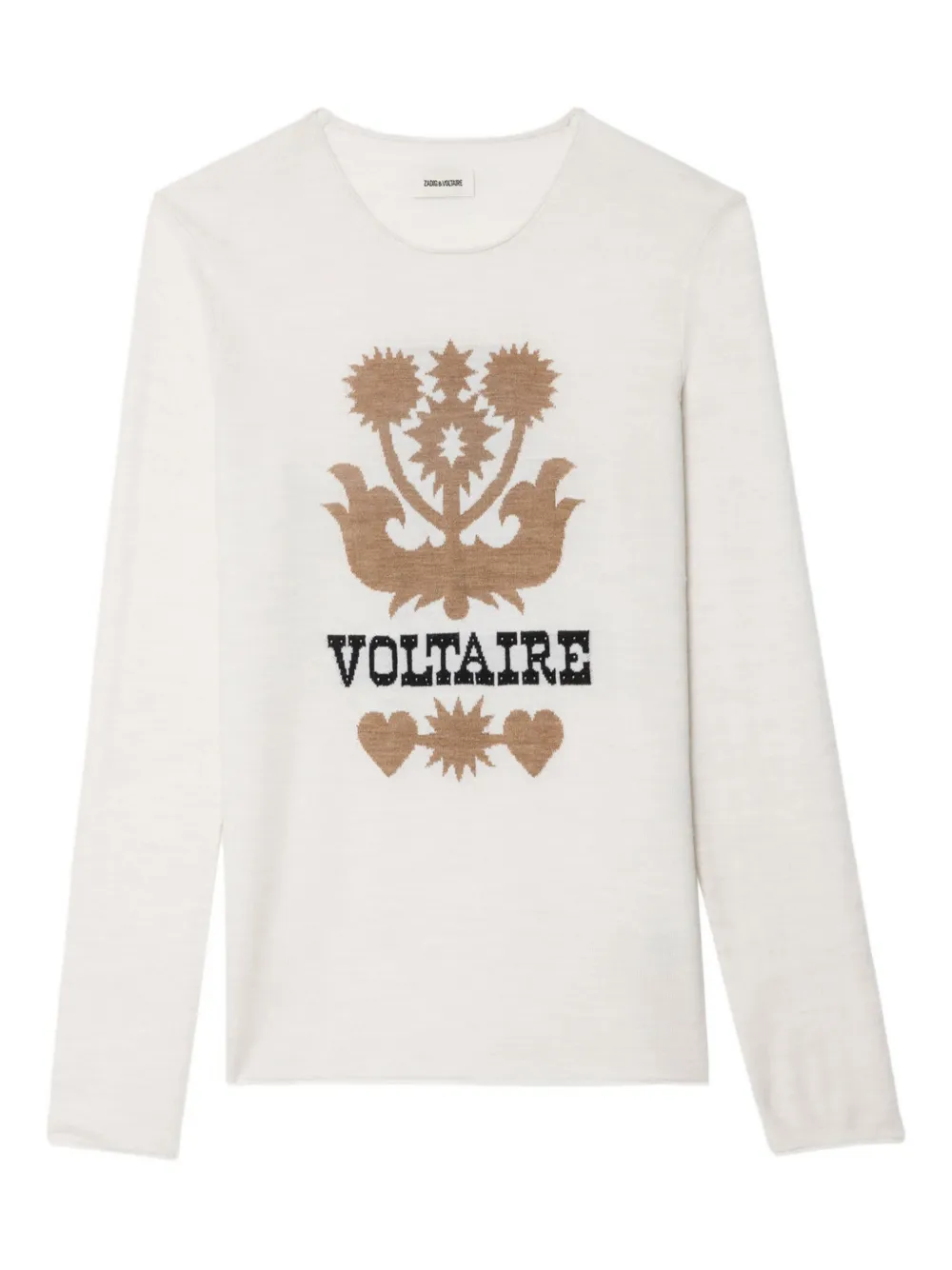 

Свитер Teissa с цветочным декором Zadig&Voltaire, нейтральный