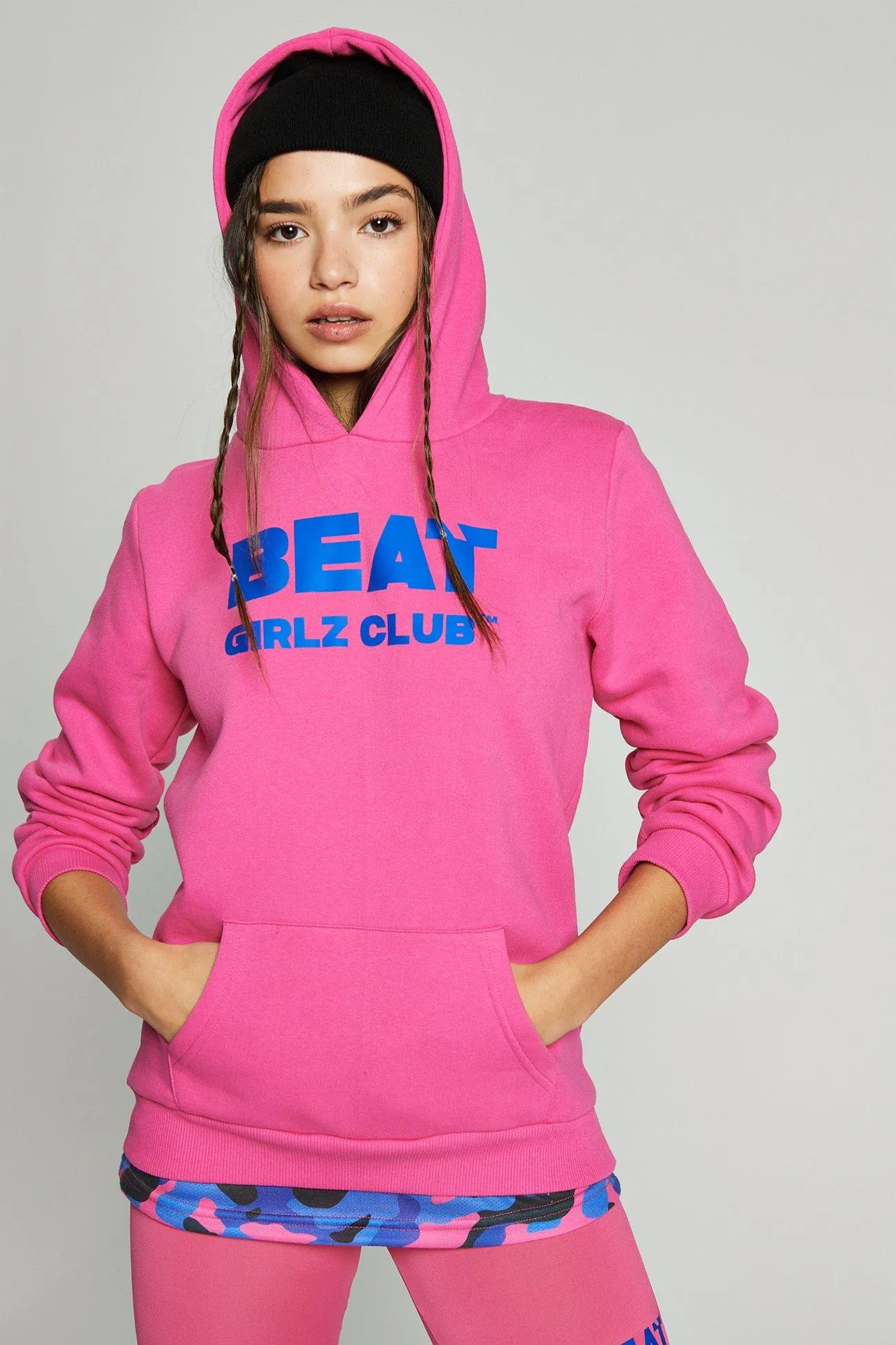 

Худи с логотипом Aerial Beat Girlz Club, розовый