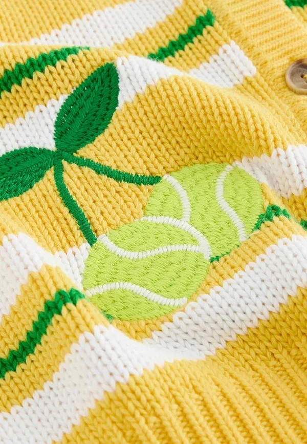Кардиган Next, yellow stripe, желтая полоска — фото 2