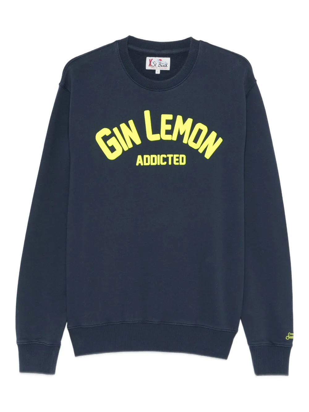 

Толстовка с графичным принтом Mc2 Saint Barth, синий