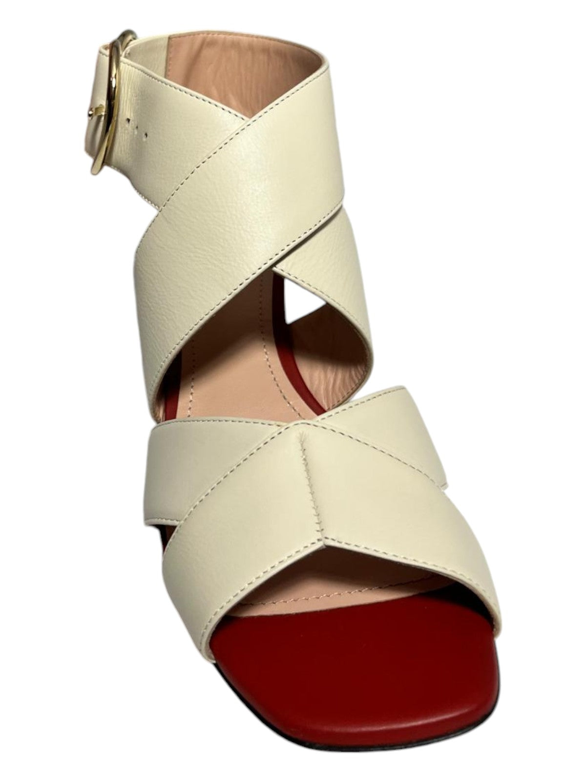 Женские сандалии Bally Haylie 6225823 из натуральной кожи, цвет bone — фото 3
