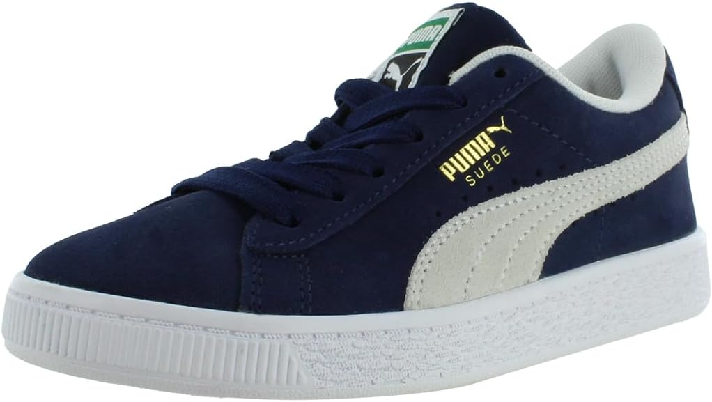 

Детские кроссовки PUMA Suede JR Classic (младший/старший ребенок), белый/синий