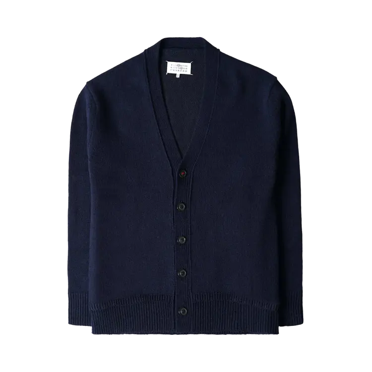 

Кардиган Maison Margiela V Neck 'Navy Blue', синий
