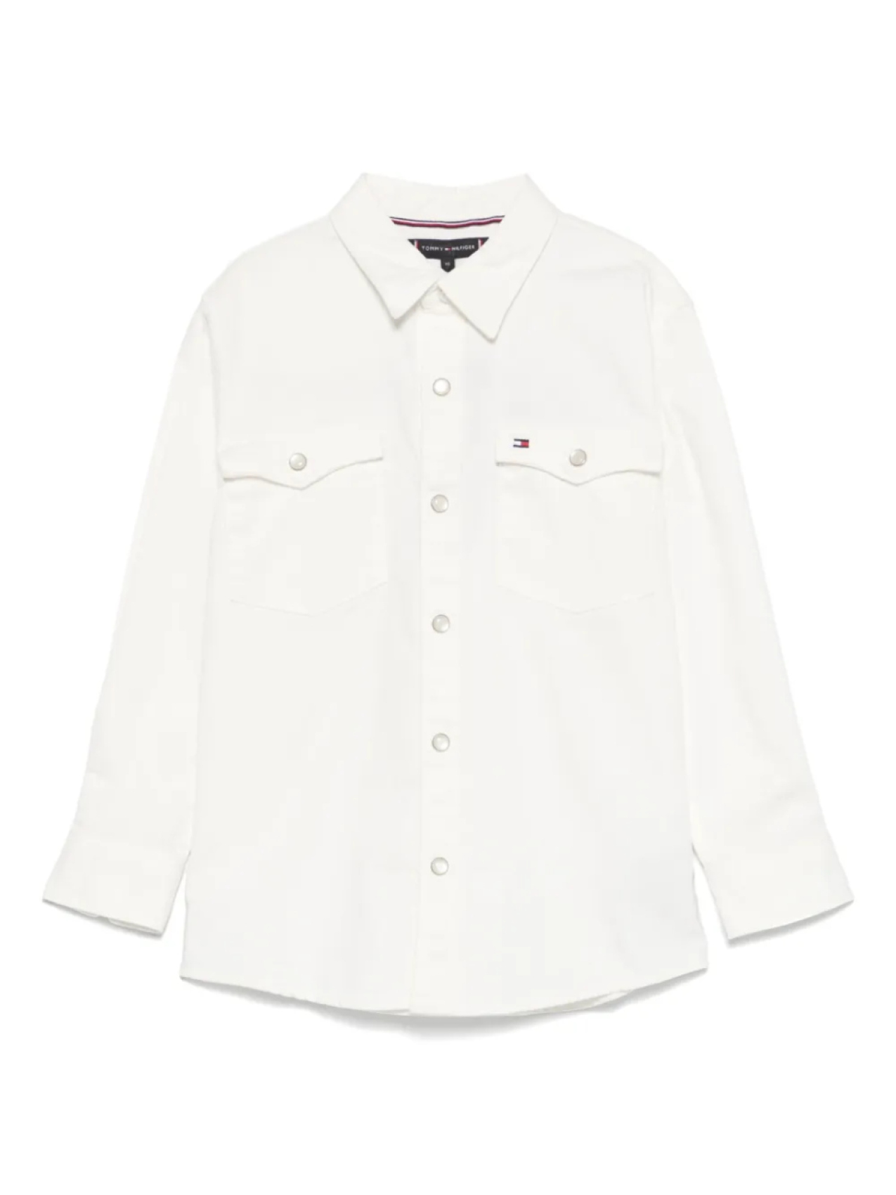 

Tommy Hilfiger Junior джинсовая рубашка, белый