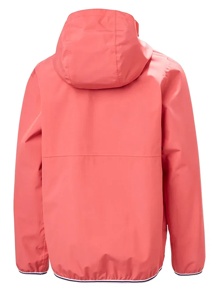 Детская дождевая куртка, водонепроницаемая, Helly Hansen, лососевый — фото 2