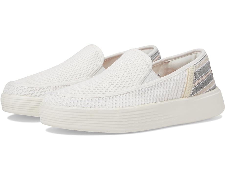 

Кроссовки Hey Dude Sunapee Mesh Stripe, белый