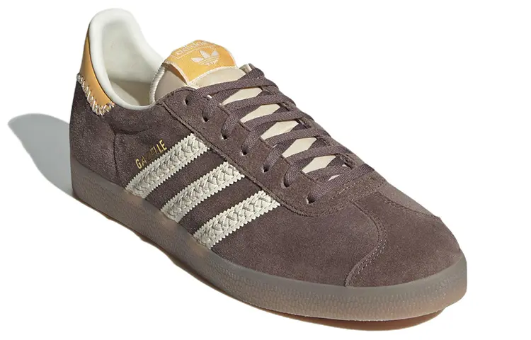 Мужские кроссовки для скейтбординга adidas originals Gazelle, Коричневый — фото 3