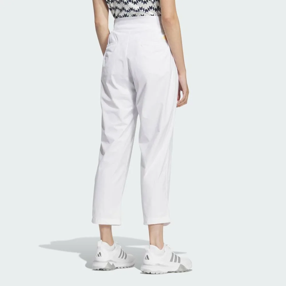 Легкие укороченные брюки Adidas, white — фото 3