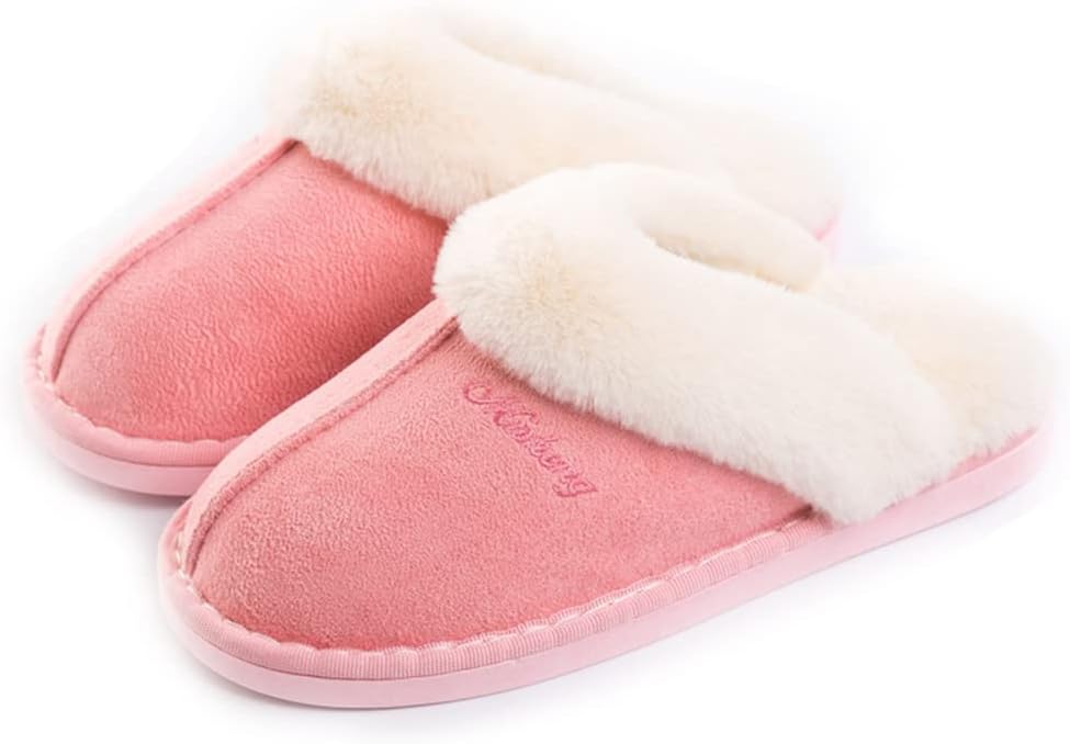 

Домашние тапочки Rojeam Winter, теплые, для использования в помещении и на улице, с антискользящей подошвой, унисекс для мужчин и женщин, розовый