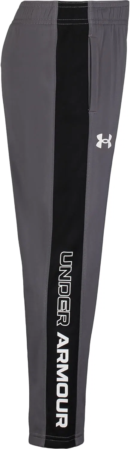Детские спортивные штаны Under Armour Brawler Warm-up, быстросохнущие и влагоотводящие, свободного кроя, Castle Rock Taper — фото 2