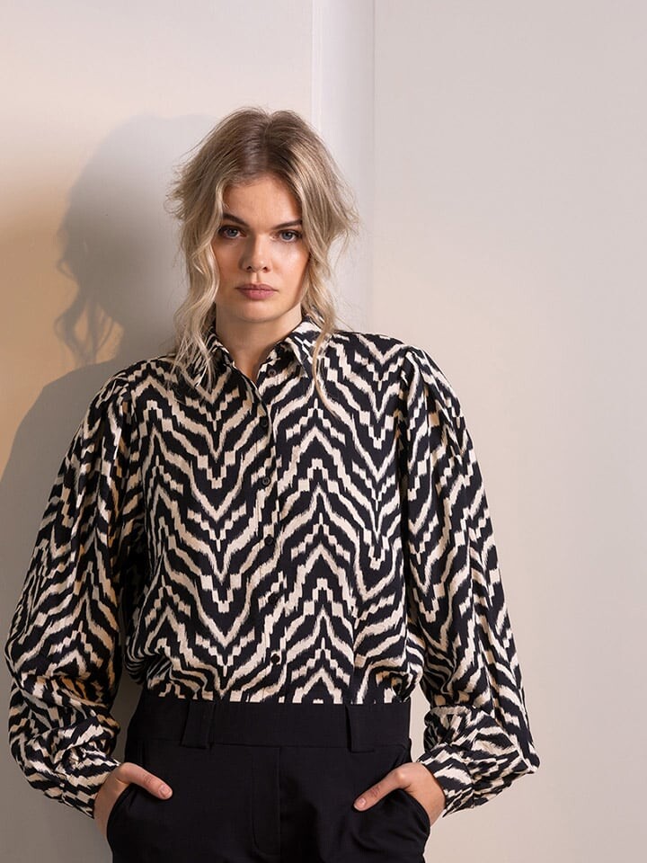 

Блуза &Co Woman, цвет schwarz/creme