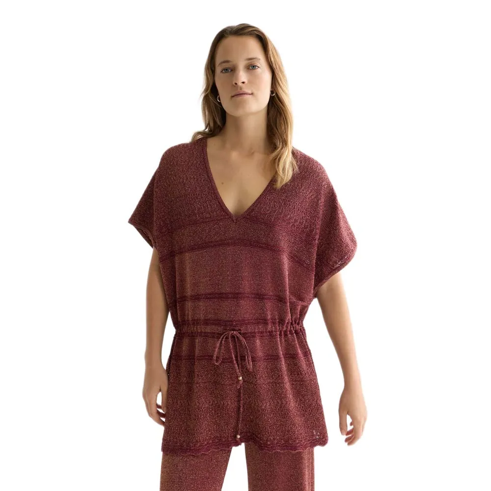 

Футболка с коротким рукавом и V-образным вырезом Scotch & Soda U9A01246T, красный