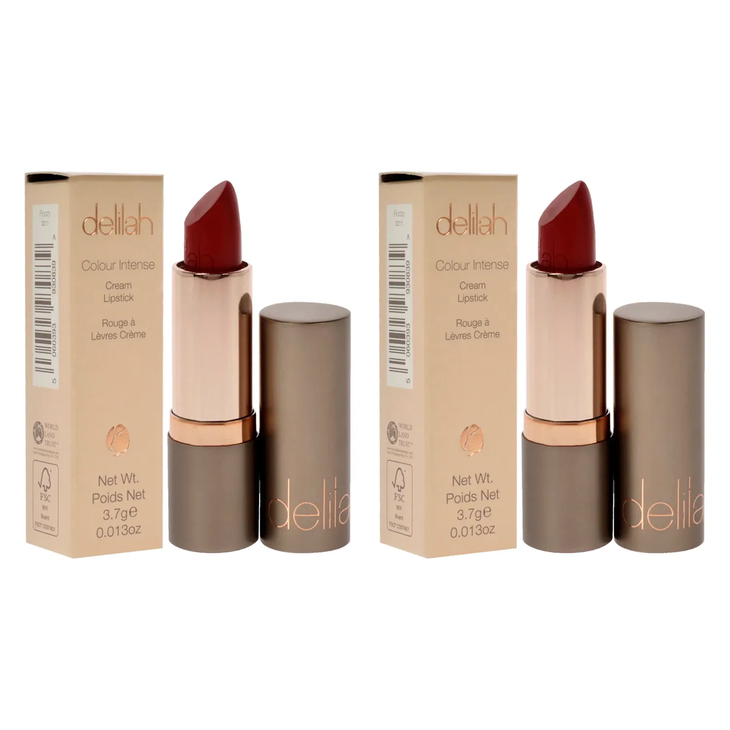 Интенсивная кремовая помада Colour Intense Cream Lipstick - Floozy от Delilah для женщин - 0,13 унции - набор из 2 штук — фото 3