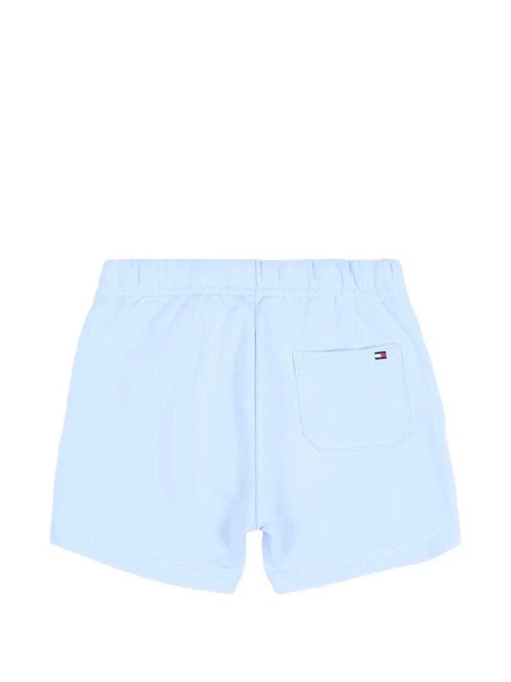 Шорты с кулиской на талии и логотипом-нашивкой Tommy Hilfiger Junior, синий — фото 2