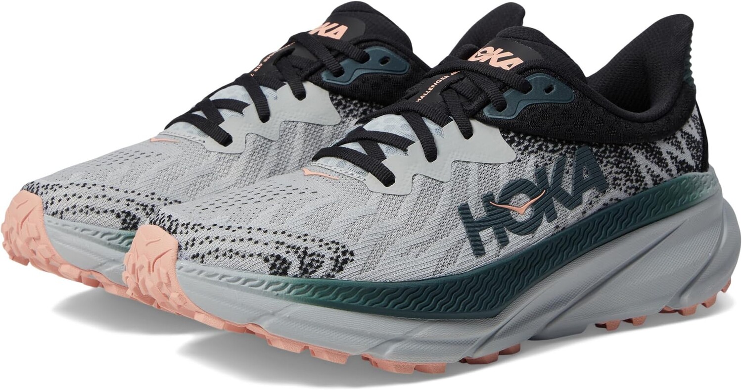 

Кроссовки Challenger 7 Hoka, цвет Harbor Mist/Spruce