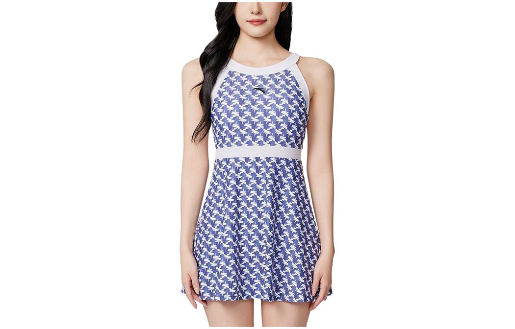 

ANTA Цельный купальник Women's Pure White/Blue White Blue, Белый, ANTA Цельный купальник Women's Pure White/Blue White Blue