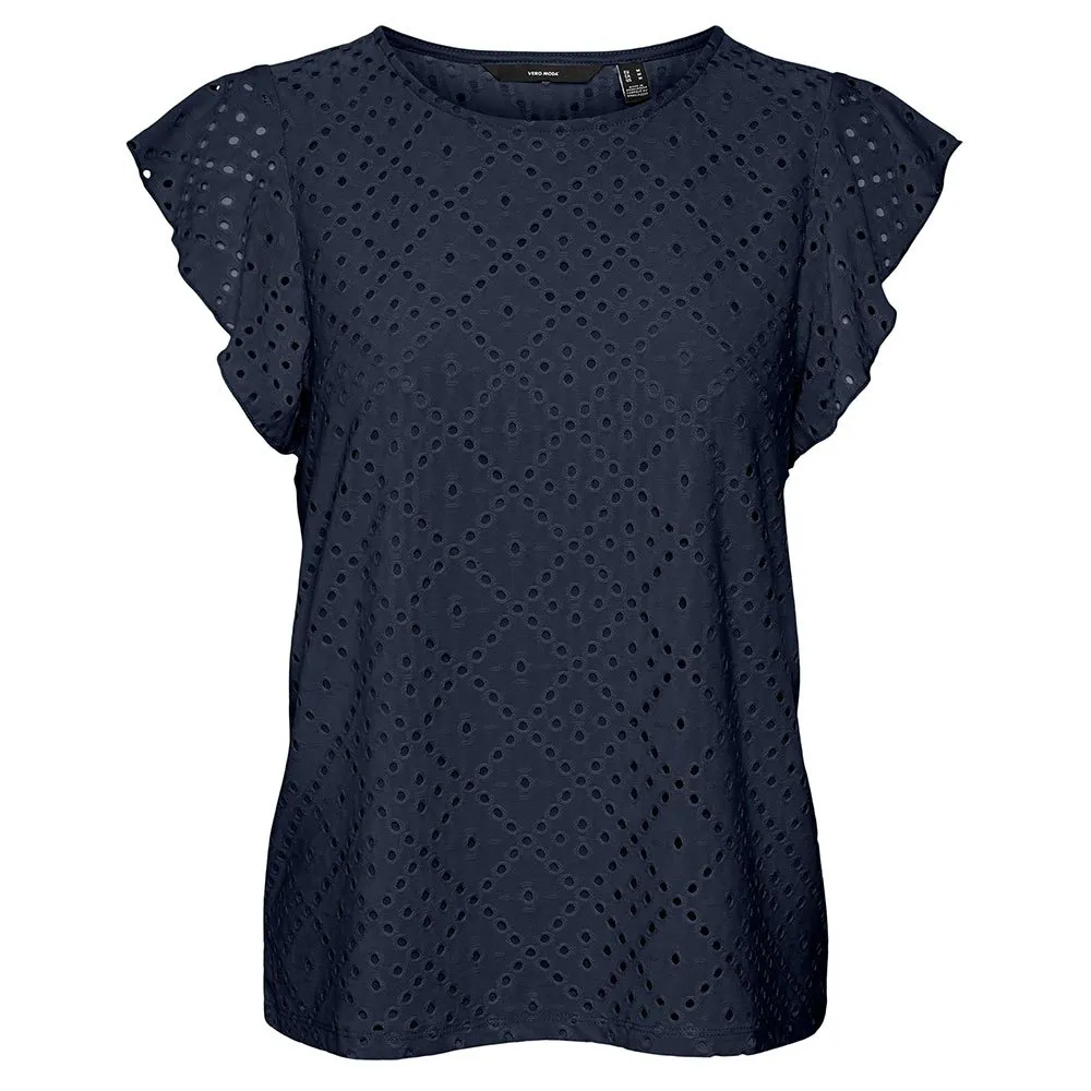 

Футболка с коротким рукавом Vero Moda Tassa Frill, черный