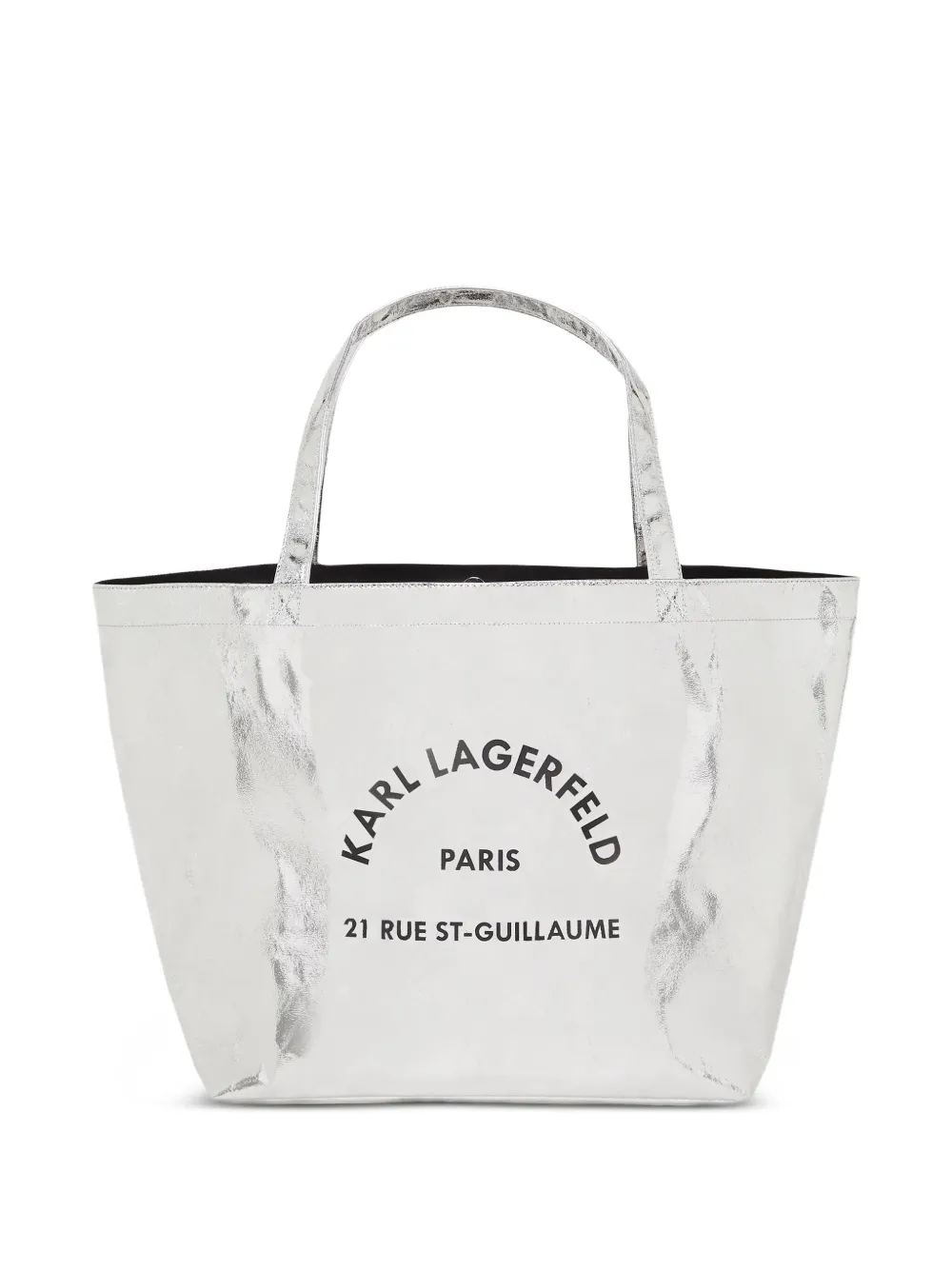 

Большая сумка-тоут Rue St-Guillaume KARL LAGERFELD, серый