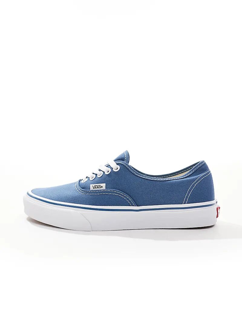 Аутентичные кроссовки Vans синего и белого цветов — фото 2