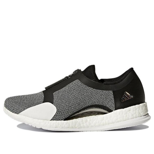 Кроссовки (WMNS) adidas PureBoost X Trainer Zip 'Black Silver Metallic', серый