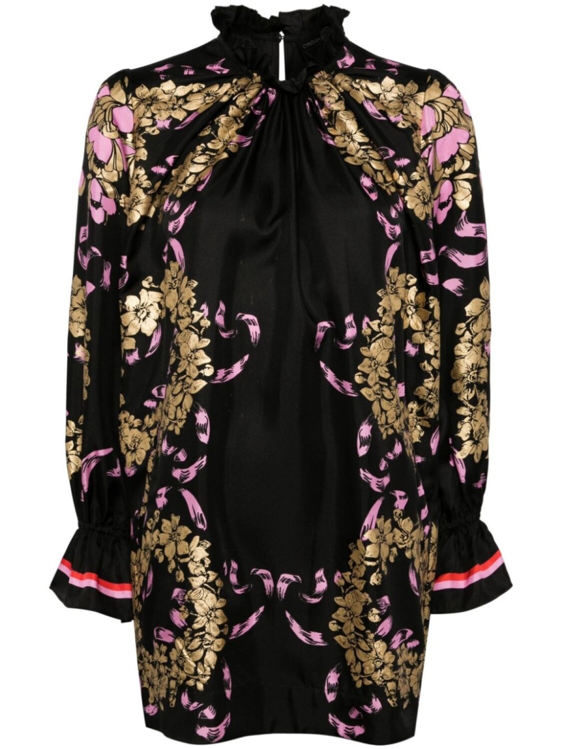 

Cynthia Rowley платье-трапеция миди, черный