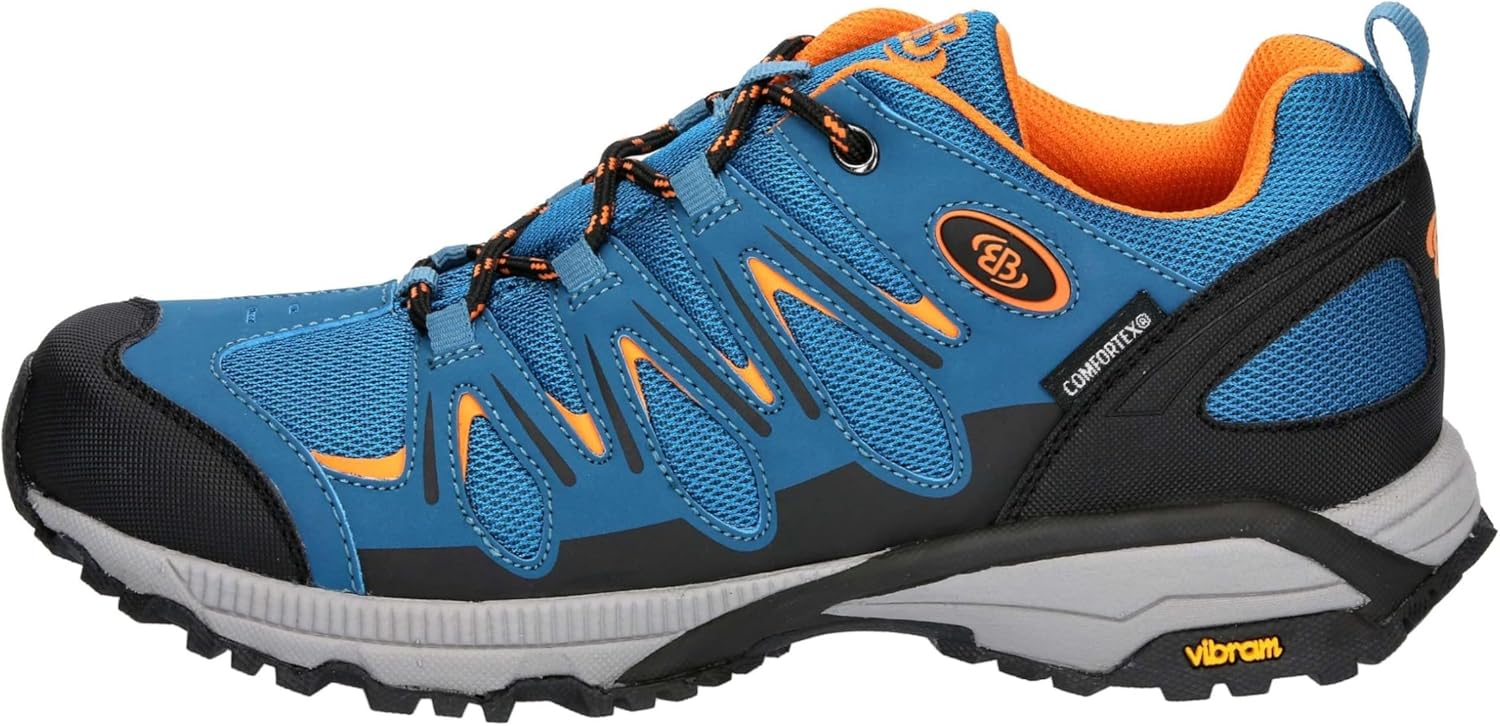 Мужские кроссовки для скандинавской ходьбы Bruetting, Petrol Schwarz Orange — фото 2