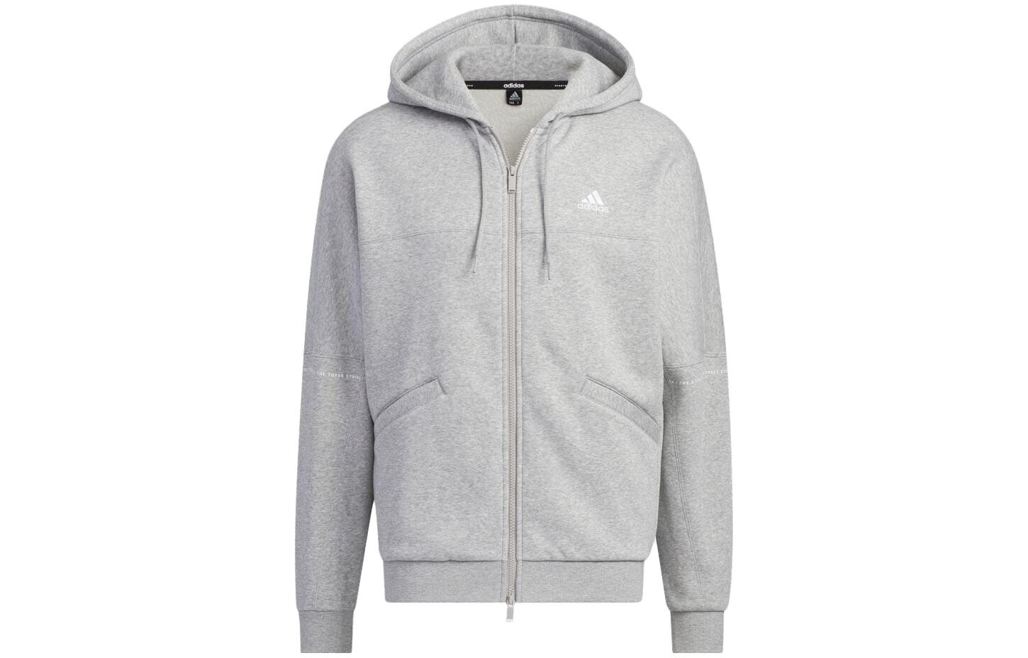 

Спортивная куртка унисекс серая Adidas, серый