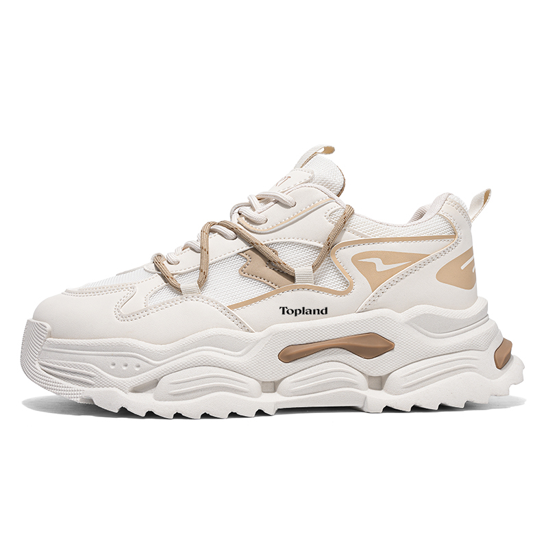 

Topland Мужские низкие массивные кроссовки Beige Khaki A025, цвет Beige Khaki A025