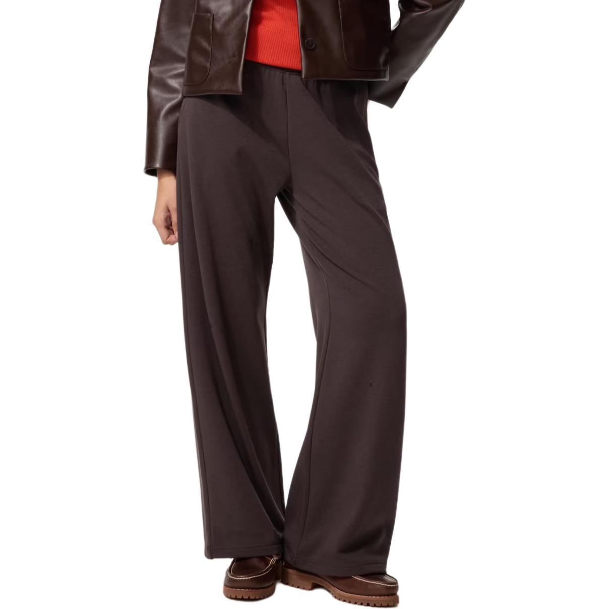 

UNIQLO Женские повседневные брюки темно-коричневого цвета