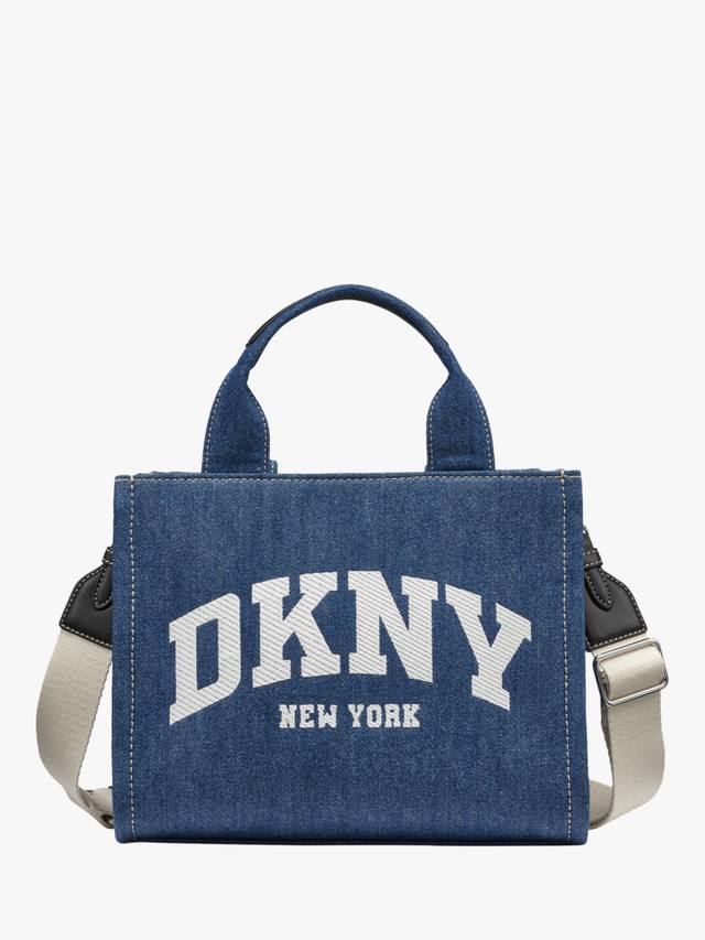 

Сумка-тоут Hadlee Denim малого размера DKNY, Blue