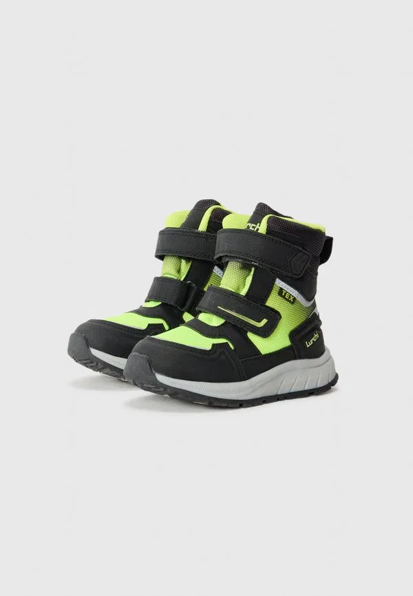 Высокие кроссовки aaron tex Lurchi, Black/Lime — фото 2