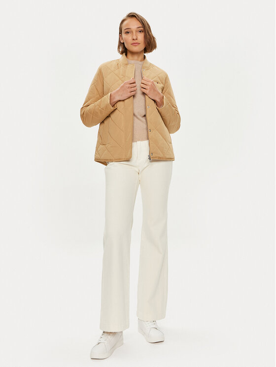Демисезонная куртка regular fit WW0WW42376 Tommy Hilfiger, бежевый — фото 2