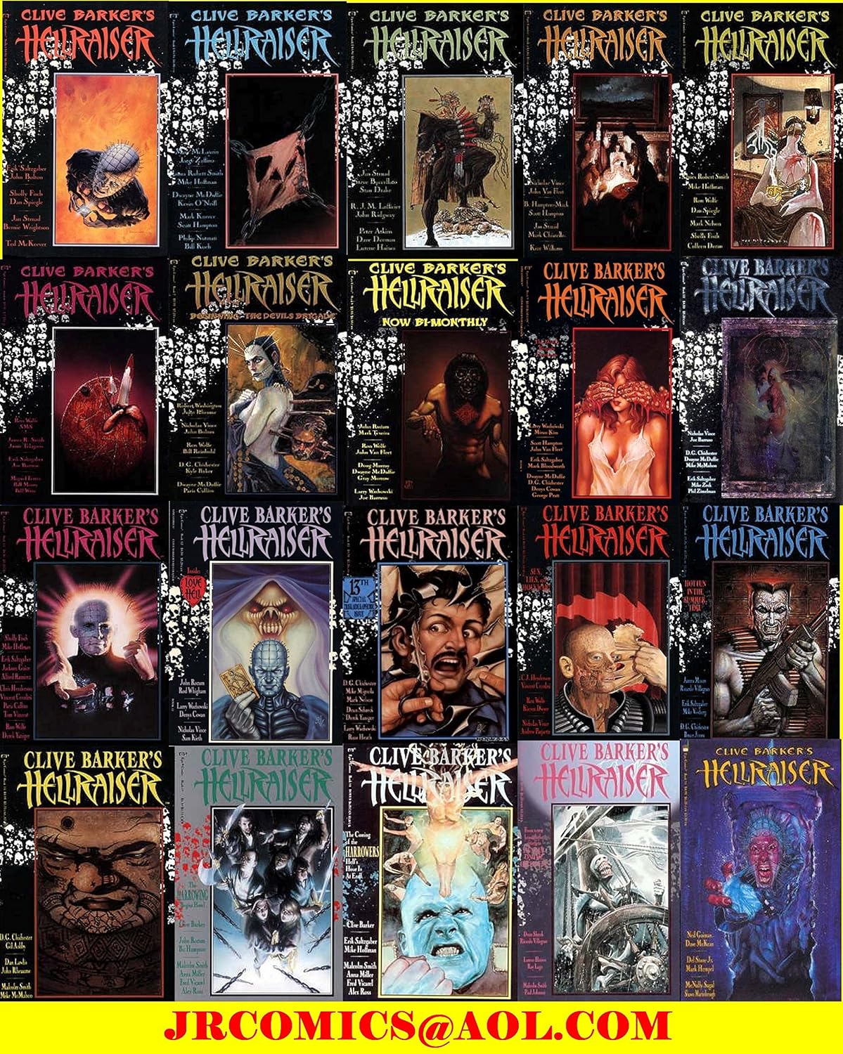 

CLIVE BARKERS HELLRAISER Books #1-20 The Complete Series (CLIVE BARKERS HELLRAISER (1989 EPIC)) (EPIC / MARVEL)