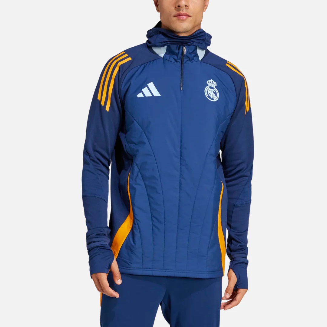 Куртка Real Madrid AEROREADY мужская Adidas, синий/желтый — фото 3