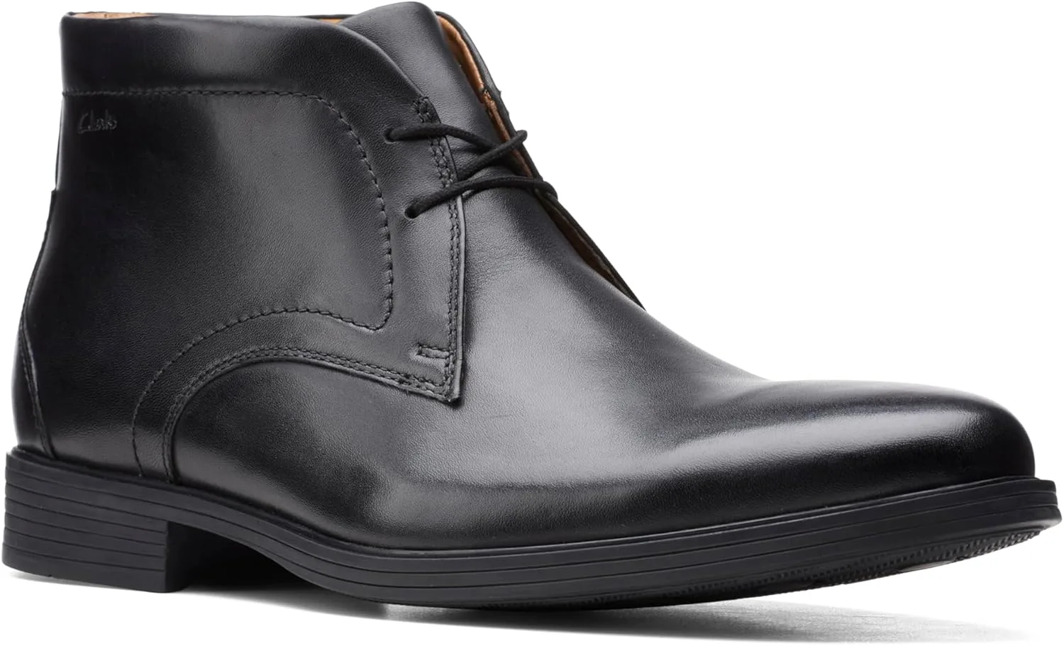 Мужские классические ботинки Clarks Whiddon имеют среднюю длину, черный — фото 4