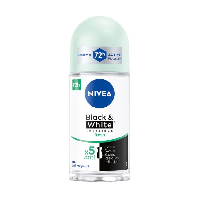 

Черный и белый невидимый шариковый дезодорант Nivea, 50 мл