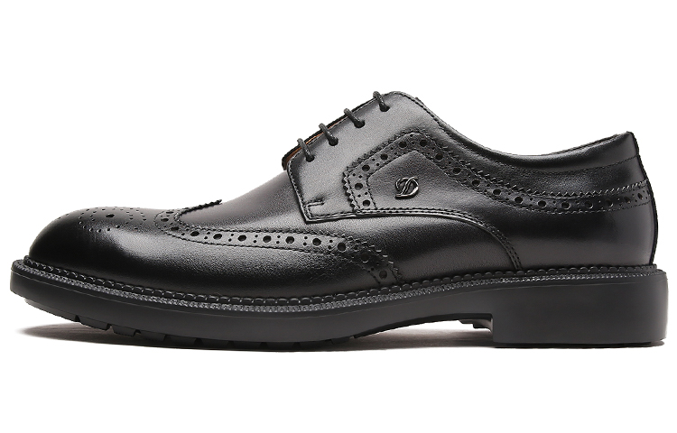 

S.T.Dupont Кожаные классические туфли S TDUPONT для мужчин, черные