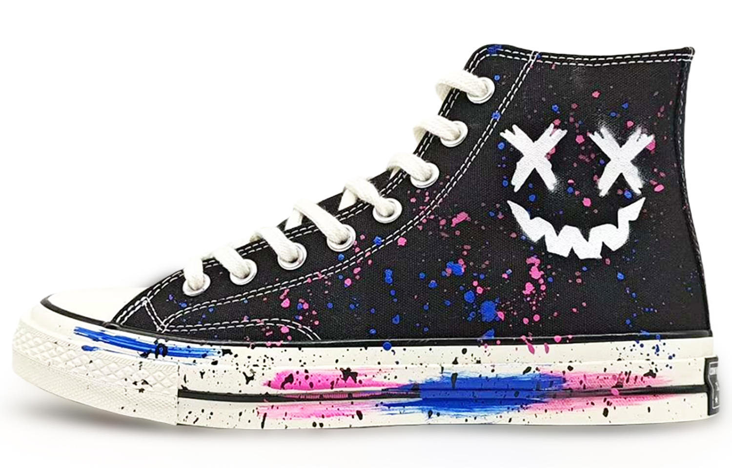 Converse Износостойкие высокие парусиновые туфли Chuck 70, унисекс, черные