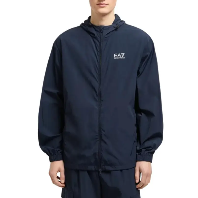 Толстовка с капюшоном и логотипом ea7 EMPORIO ARMANI, синий — фото 3