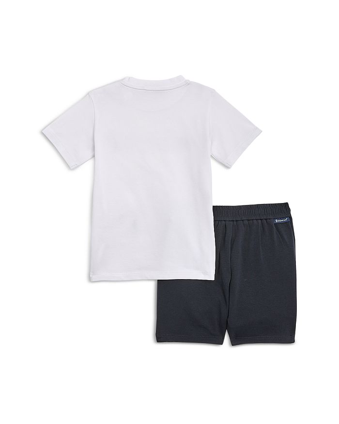 Детский комплект: футболка и шорты - Baby, Little Kid, Little Kid Moncler, белый — фото 2