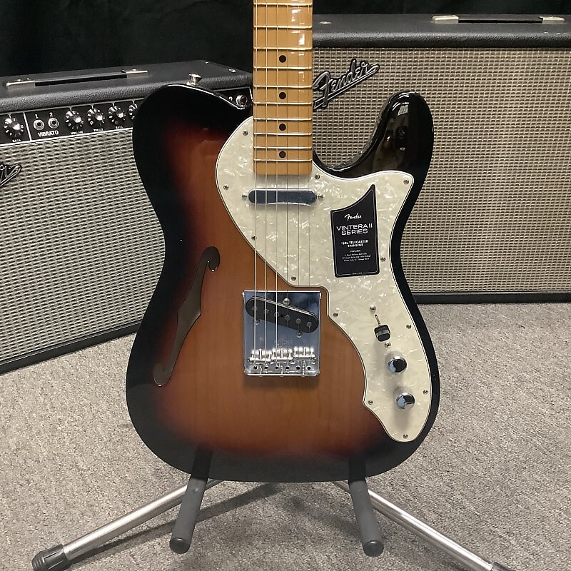 

Электрогитара 2023 Fender Vintera II 60s Telecaster Thinline 3-Color Sunburst
