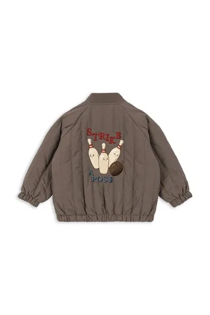 Куртка-бомбер утепленная JUNO бомбер JACKET Konges Sløjd, коричневый — фото 3