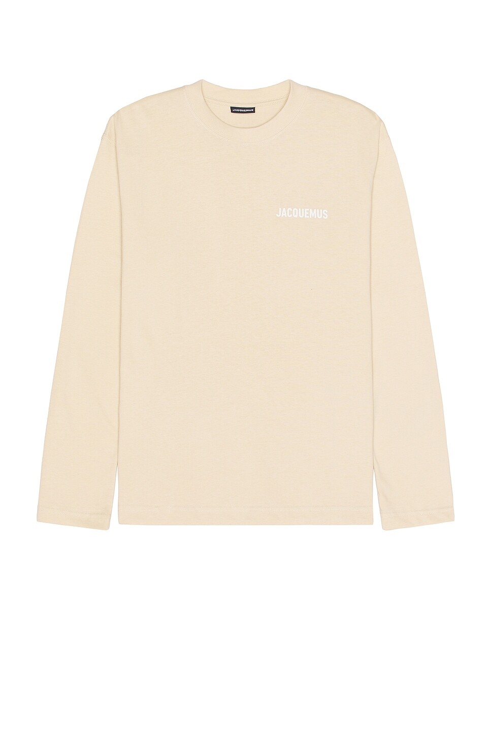 

Футболка с длинным рукавом Jacquemus, светло-бежевый