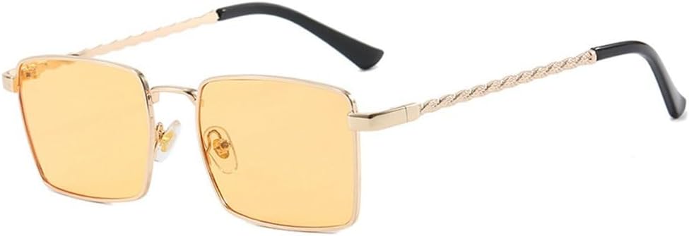 

Модные солнцезащитные очки с резьбой для женщин, персонализированные солнцезащитные очки для мужчин, ретро-очки с металлическим покрытием, стильные солнцезащитные очки UV400 KTUCN, Orange