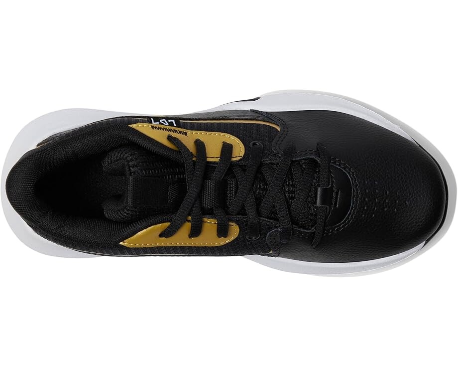 Кроссовки Under Armour Kids Grade School Lockdown 7, цвет Black/Black/Metallic Gold — фото 2